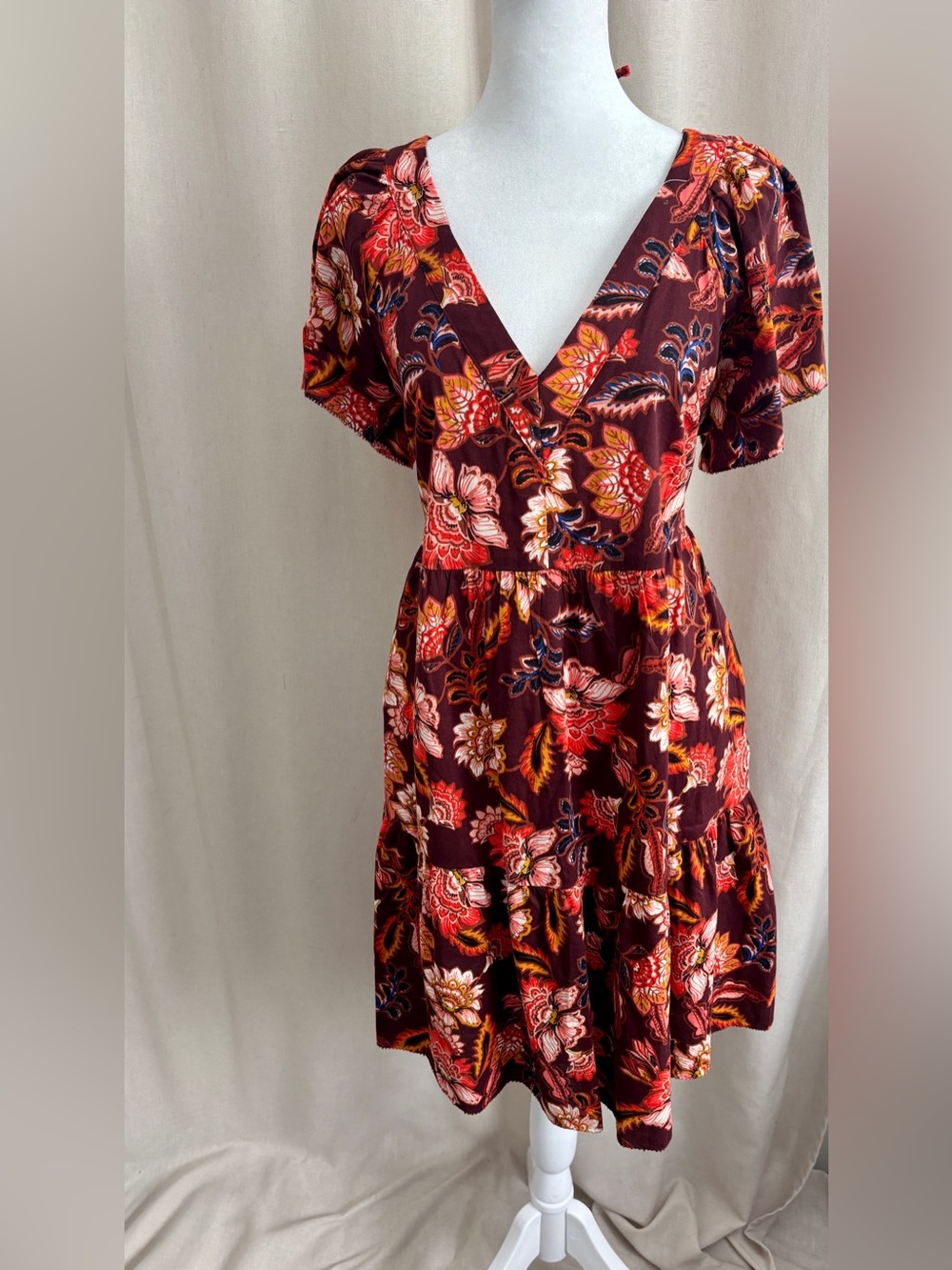 Old Navy Paisley Tiered Dress | Size M